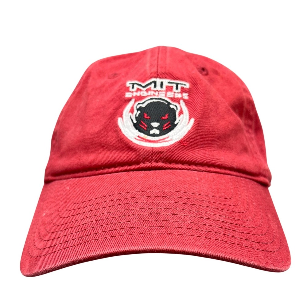 MIT Engineers Hat Mens Beaver Mascot Massachusetts Institute of Technology Cap